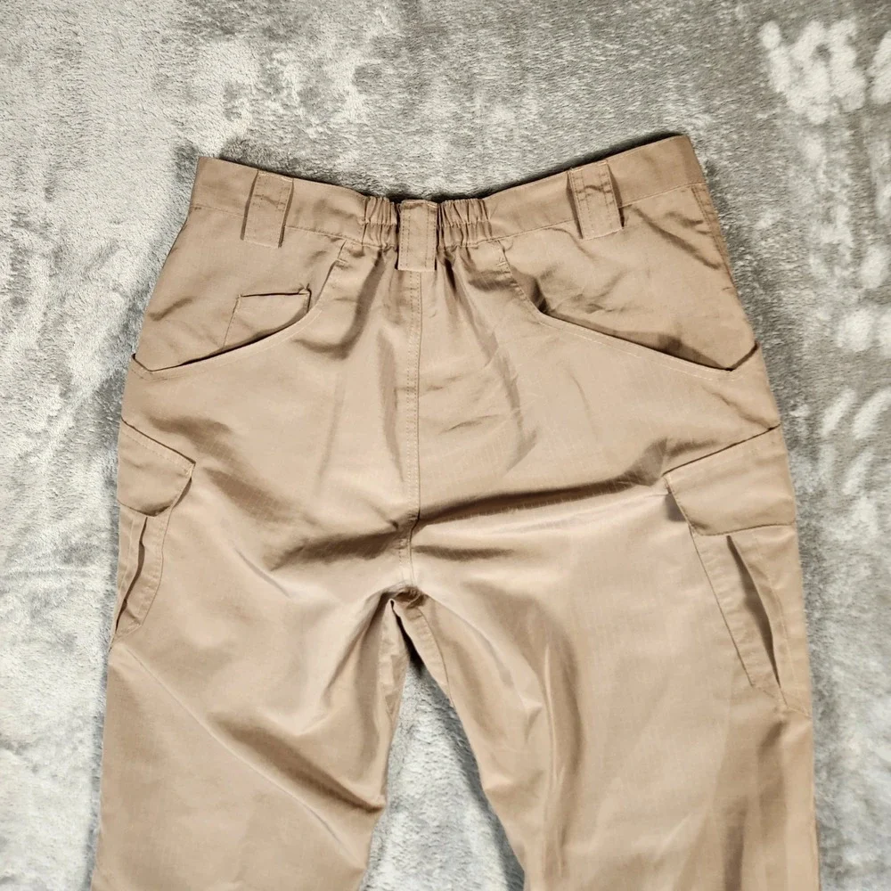 Tactical Series Cargo Pants Mens XL Tan Khaki Excellent Ripstop Outdoor Utility